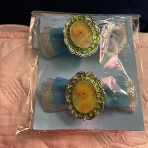 Disney Blue and Silver Hair Clips